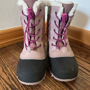 Target White Faux Shearling Winter Boots